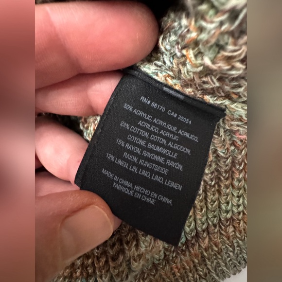 Anthropologie Space Dyed Multi Color Knit Sweater Size Small - Picture 9 of 13